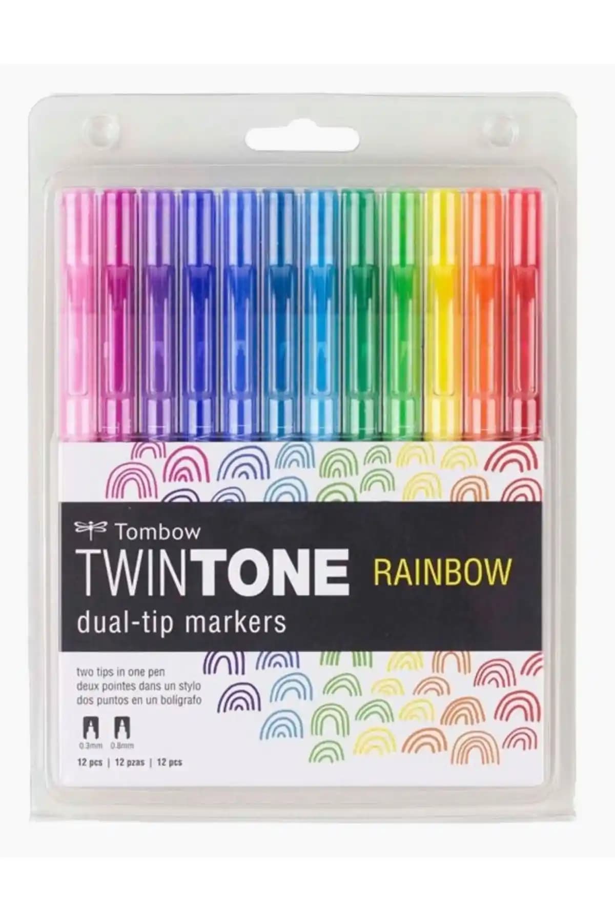Tombow Twintone 12'li Çift Taraflı Renkli Marker ile Yaratıcı Tasarımlar Yapın