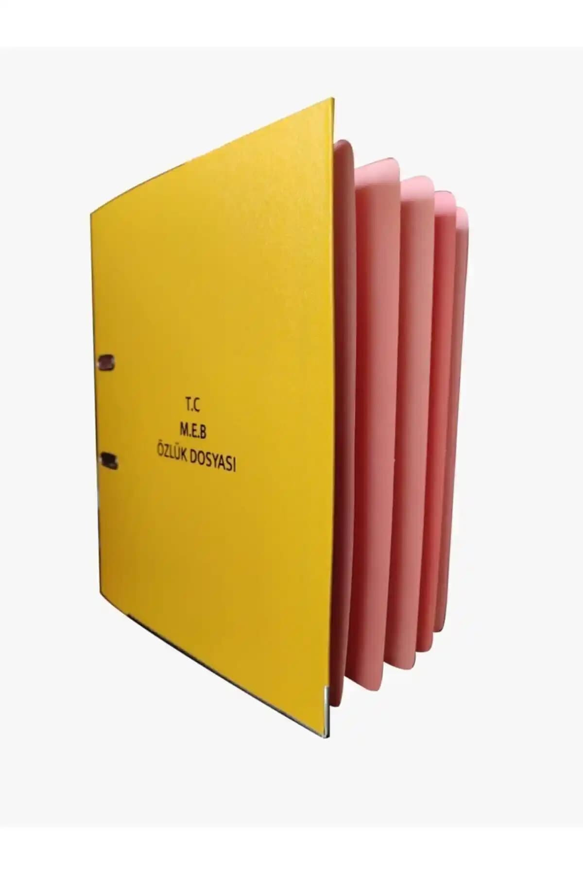 Turuncu Beyaz MEB Öğretmen Özlük Dosyası 8 Dosya Kapasiteli Şık ve Dayanıklı Saklama Çözümü