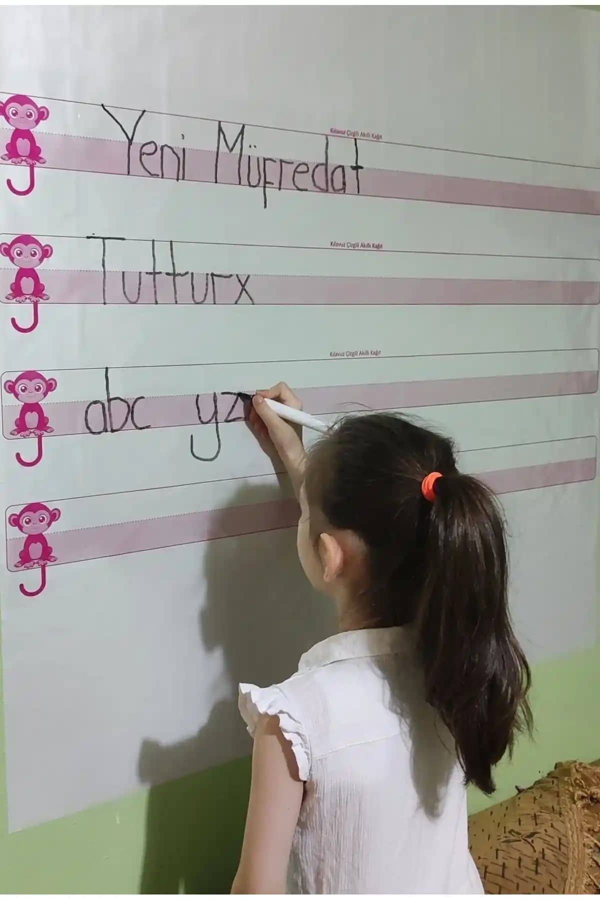 TutturX Kılavuz Çizgili Öğrenci Tahtası ile Yazma Becerilerini Geliştiren Eğitim Aracı