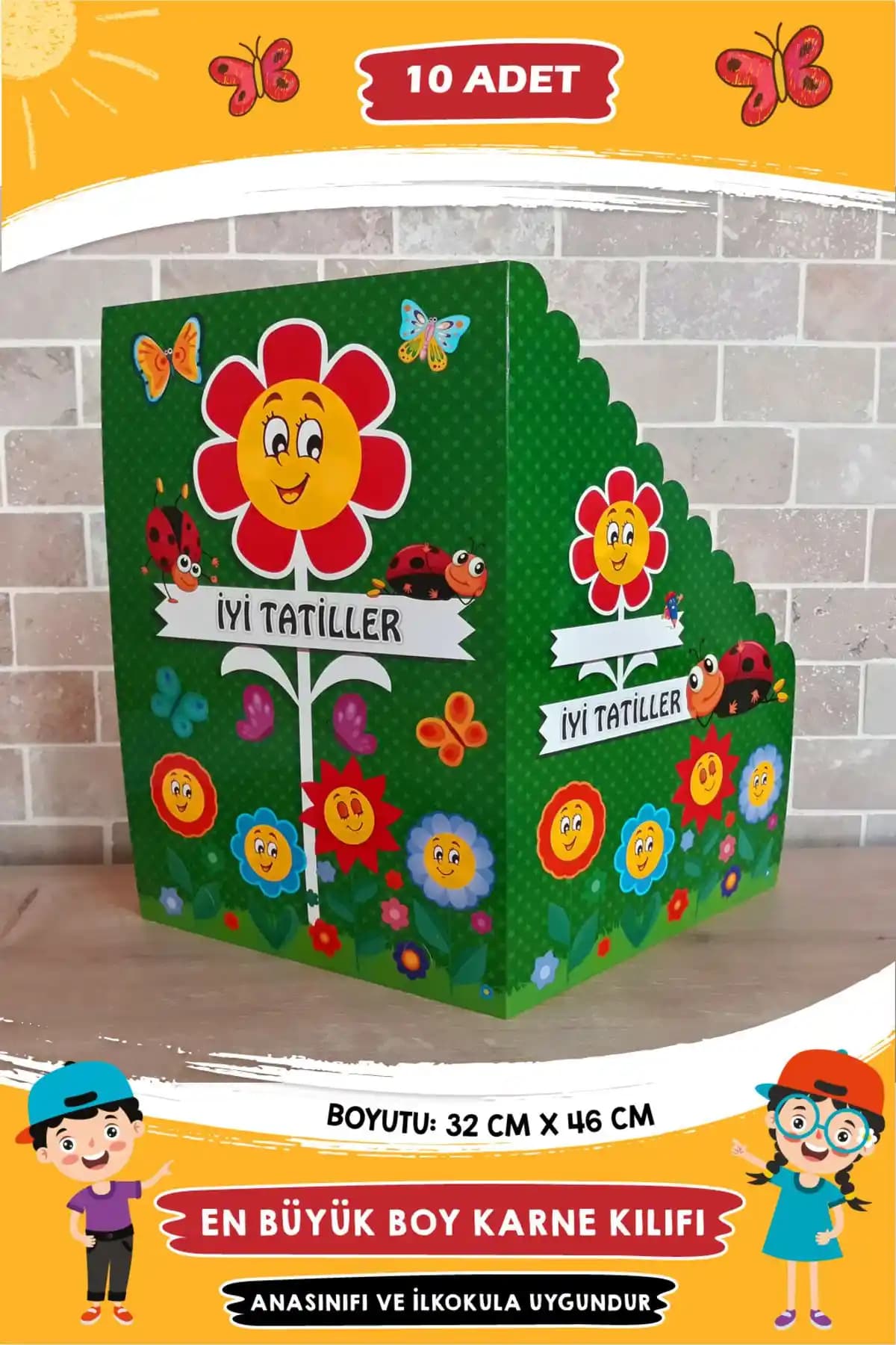 Uğur Böcekli Karne Kabı Kılıfı: Çocuklar için Eğlenceli ve Dayanıklı Etkinlik Malzemesi