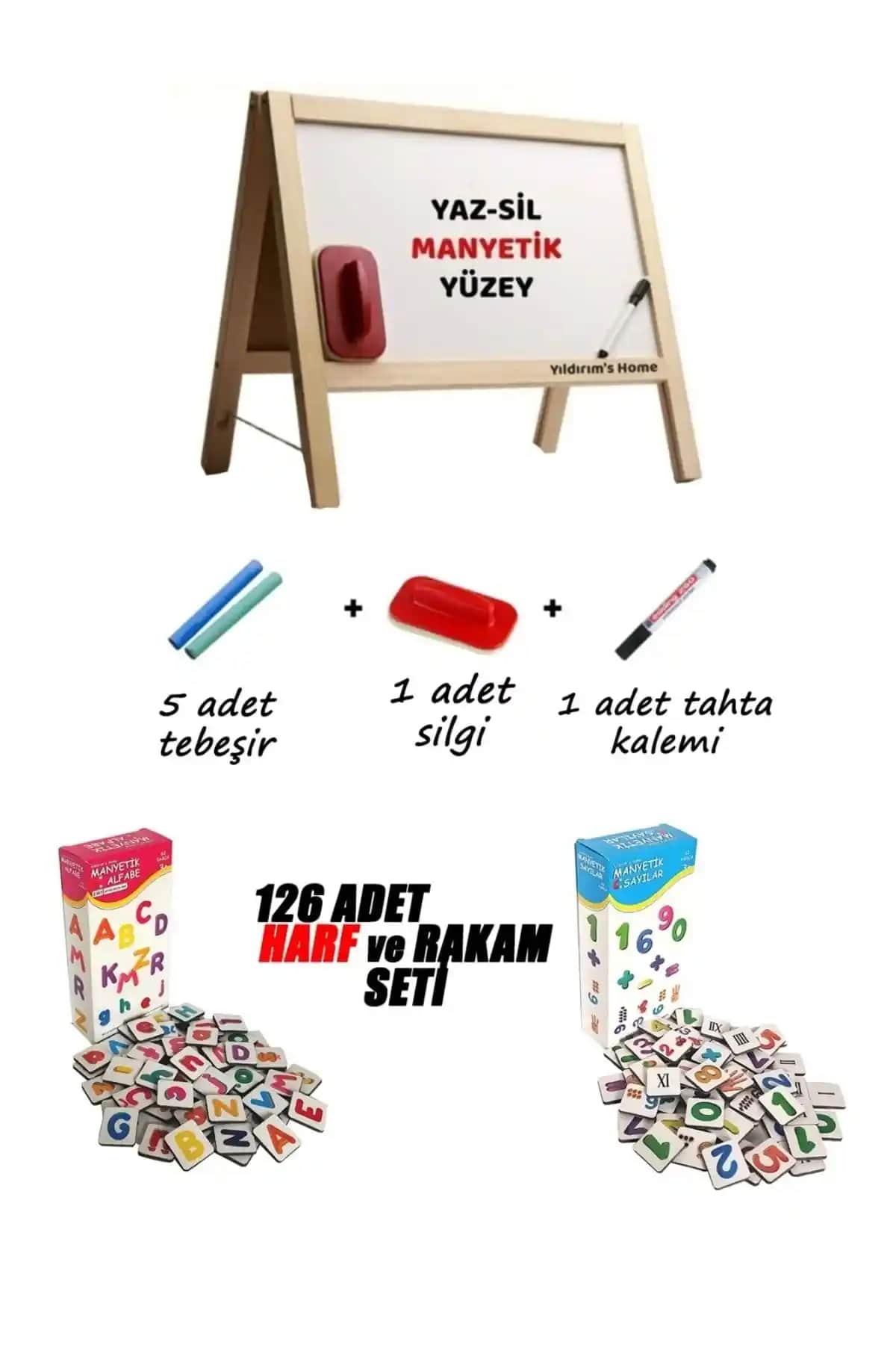 Yıl<dı>rım'in Home Mini Manyetik Yazı Tahtası ile Çocukların Yaratıcılığı ve Öğrenmesi Gelişir