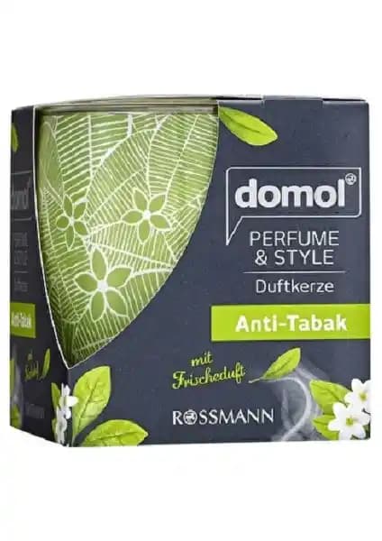 Domol Kokulu Mum: Sigara Kokusunu Azaltmaya Yönelik Anti-Sigara Özellikli Bardak Mum 150 g