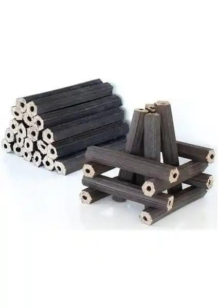 Etc Vadi Briket Pres Şömine Odunu 15 kg: Dengeli Yanma ve Kolay Tutuşturma