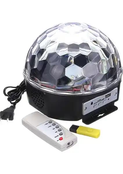 Kama Lazer Işıklı Sahne Disko Topu: Çok Renkli Işıklar ile Müzik Eşleşmeli Aydınlatma