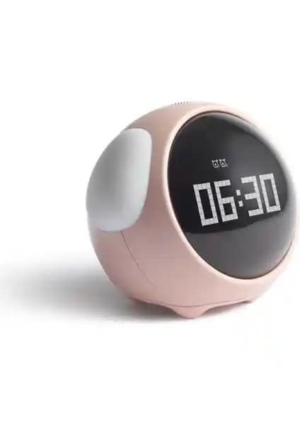 Xiaomi Youpin Emoji Ekranlı Çok Fonksiyonlu Dijital Çalar Saat: İki Alarm, Gece Lambası ve Termometre