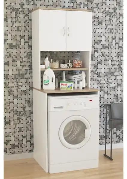 Aeka AE-2042 Solo Çamaşır Makinesi Dolabı: Şık ve Fonksiyonel Depolama Çözümü