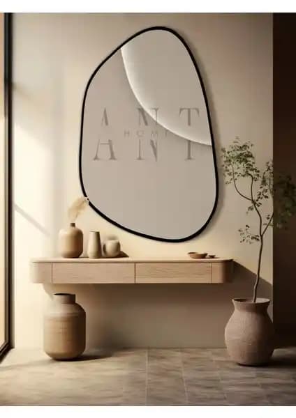 Ant Home Asimetrik Ayna Modern Tasarım ve Kolay Montaj Özellikleriyle Ev Dekorasyonuna Şıklık Katar