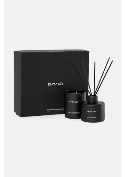 AVVA Erkek Hediye Kutulu Oda Kokusu ve Mum Seti ile Ev Dekorasyonunu Zenginleştirin
