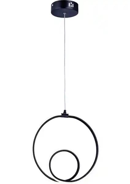 Bafra Porto Tekli Siyah Avize Modern İç Mekan Aydınlatma Çözümü