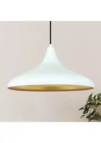 Bamyum Champion Beyaz Tekli Avize Modern ve Rustik Tarzda Dayanıklı Aydınlatma Çözümü