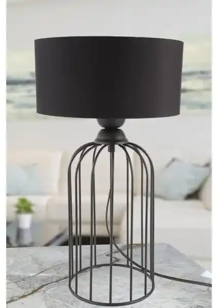 Begüsa Siyah Masa Lambası Modern ve Şık Minimalist Aydınlatma Çözümü