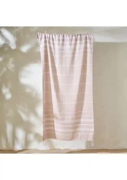 Bella Maison %100 Pamuk Alora Peştamal Bej 95x180 Cm Konfor ve Çok Yönlü Kullanım