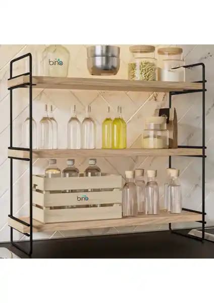 Bino Mutfak Rafı ve Çok Amaçlı Tezgah Üstü Organizer Modern Dayanıklı Tasarım