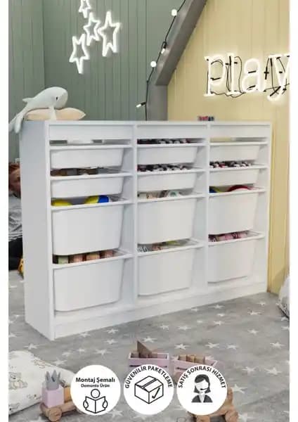 Bofigo 12 Sepetli Dolap ve Pratico Çok Amaçlı Oyuncak Dolabı Karşılaştırması