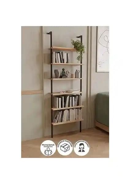 Bofigo 6 Raflı Duvara Monte Kitaplık: Modern ve Dayanıklı Tasarım Çözümleri