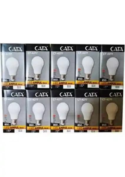 Cata 9W LED Ampul Beyaz 10'lu Paket Enerji Verimli ve Dayanıklı Aydınlatma Çözümü
