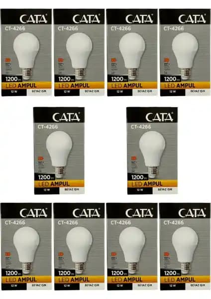 Cata CT-4266 12W LED Ampul Gün Işığı Renk Sıcaklığıyla Yüksek Performans Sunar