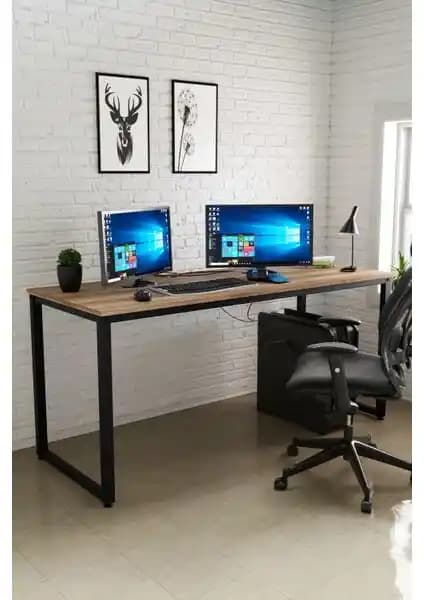 Ceramical MS1 Metal Ayaklı Çalışma Masası: Modern ve Dayanıklı Ofis Tasarımı