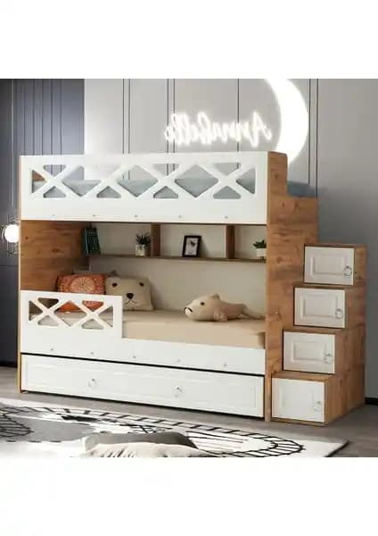 Çetin Ranza Mars Yavrulu Ranza: Modern ve İşlevsel Çocuk Odası Mobilyası