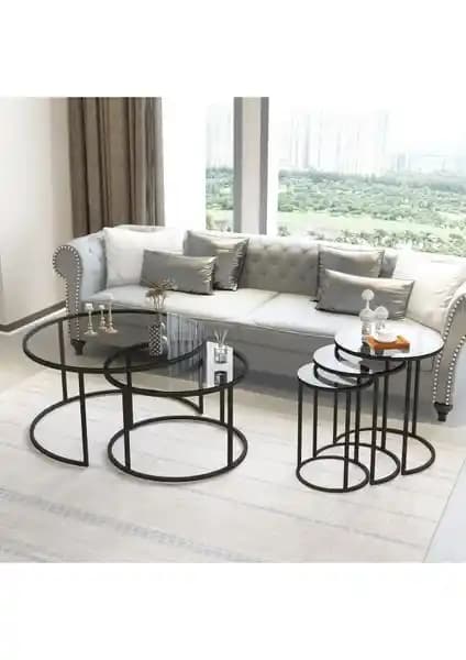 Dekopratik Tokyo ve Alya Sehpa Takımı ile Modern ve Şık Oturma Alanları Yaratın