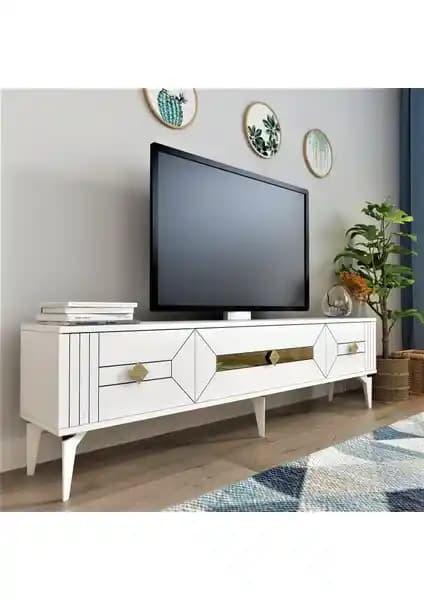 Demonte Ceneyra TV Ünitesi Modern Tasarım ve Kullanışlılık Özellikleriyle
