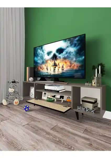 E-Moka Retro Tv Ünitesi Nostaljik ve Fonksiyonel Tasarımın Günümüz Modernliğiyle Buluşması