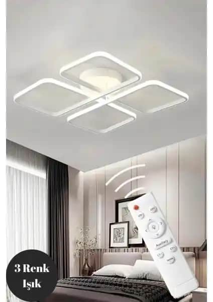 Elektroyou Novem Beyaz Plafonyer: Modern ve Dayanıklı LED Tavan Lambası Çözümü