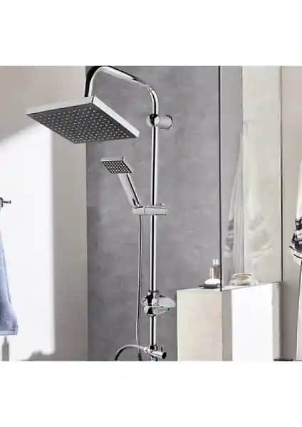 Eng 5 Fonksiyonlu Robot Duş Takımı Krom Sürgülü Modern Banyo Tasarımı İçin Uygun