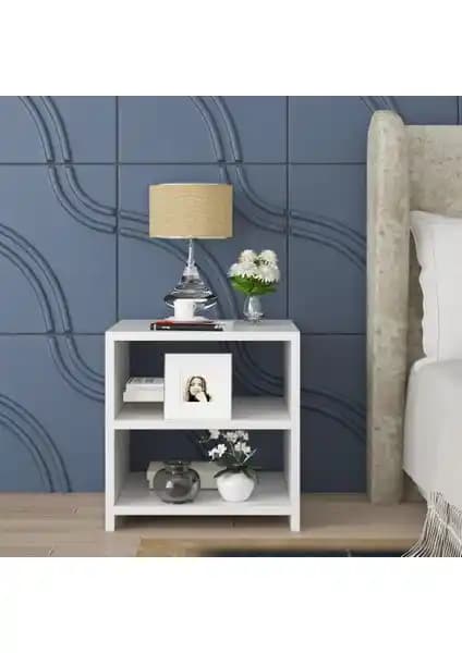 Erahome Bölmeli Yatak Odası Komodini Şıklık ve Fonksiyonellik Sunar