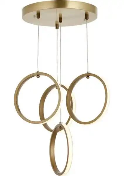 Eray Aydınlatma 2004-4 Y Eskitme LED Avize: Modern ve Şık İç Mekan Aydınlatma Çözümü