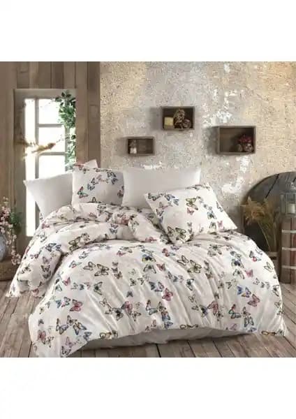 Faiend Çift Kişilik Solmaya Dayanıklı Pamuk Polyester Nevresim Takımı