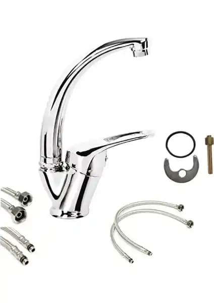 Kuzey Yağmur Mix Kuğu Lavabo Bataryası: Modern Tasarım ve Güçlü İşlevsellik Özellikleri