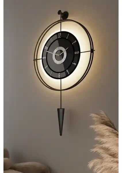 Lavinya Exclusive Füme Aynalı Duvar Saati: Modern ve Şık Tasarım ile Fonksiyonellik