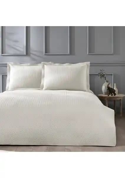 Linens Mist Çift Kişilik Kahve Yatak Örtüsü Seti Modern ve Şık Tasarım