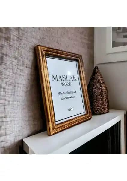 Maslak Wood Ahşap Çerçeve: Estetik ve Fonksiyonelliği Bir Arada Sunan Dekorasyon Ürünü