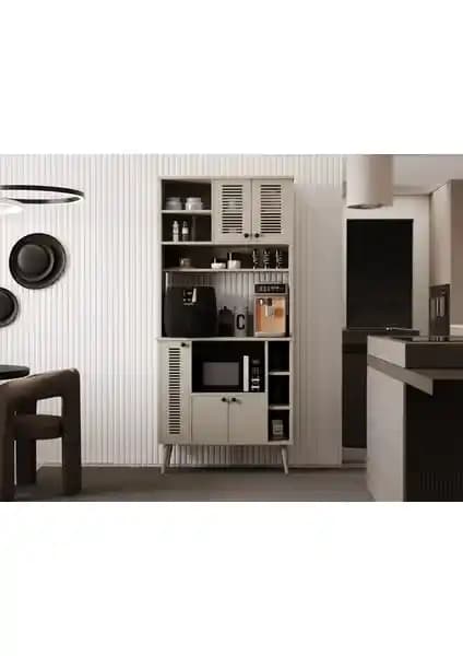 Melura Home Kahve Köşesi 90 cm Modern ve Fonksiyonel Tasarımıyla Küçük Alanlara Uygun