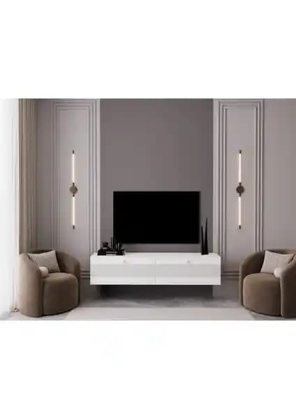 Melura Home Modern MDF Duvara Monte TV Ünitesi ile Şıklık ve Fonksiyonellik