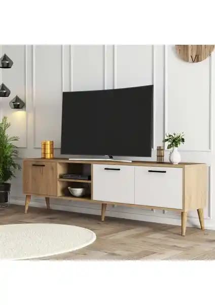 Mezza Exxen 180 cm Ahşap Ayaklı Modern TV Ünitesi Çeşitleri ve Özellikleri