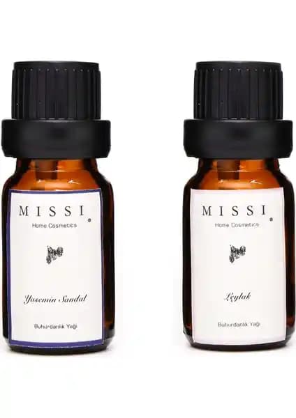 Missi Yasemin ve Leylak Buhurdanlık Esans Seti: Doğal ve Kalıcı Ev Kokusu Çözümü