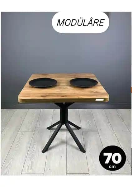 Modüllü Beyaz Ceviz Mutfak ve Balkon Masası: Dayanıklı, Şık ve Çok Amaçlı Tasarım