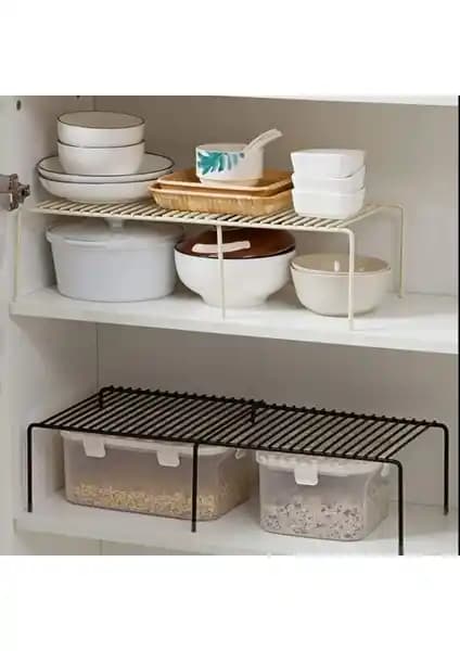 Moniev 2'li Genişletilebilir Raf Seti Mutfak ve Dolaplar İçin Pratik Çözüm