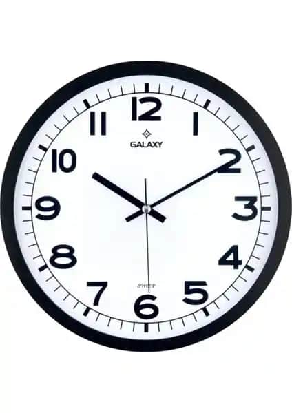 Ofis ve yaşam alanları için şık ve sessiz saniyeli mekanizma duvar saati