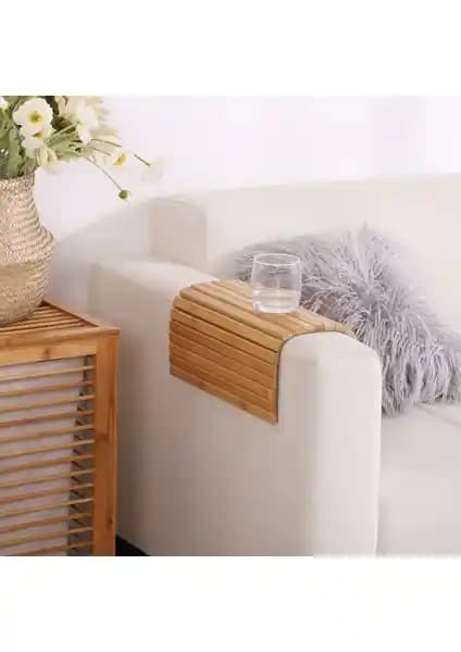 Olivya Katlanabilir Ahşap Yan Sehpa: Modern ve Fonksiyonel Tasarım