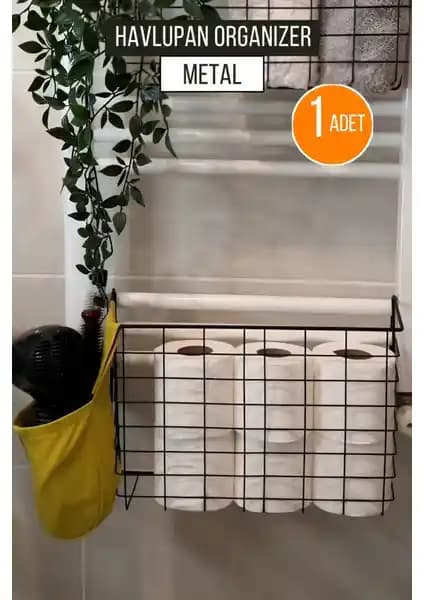 Orvila Asılabilir Havlupan Düzenleyici: Çok Amaçlı ve Modern Banyo Organizasyon Çözümü