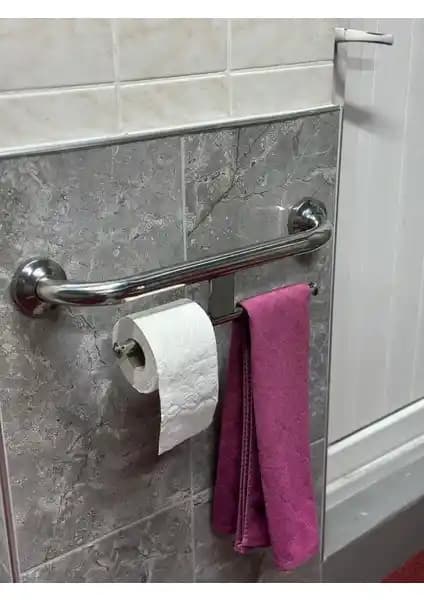 Otobir Paslanmaz Banyo WC Engelli Tutunma Barı Güvenlik ve Fonksiyonellik Sağlar