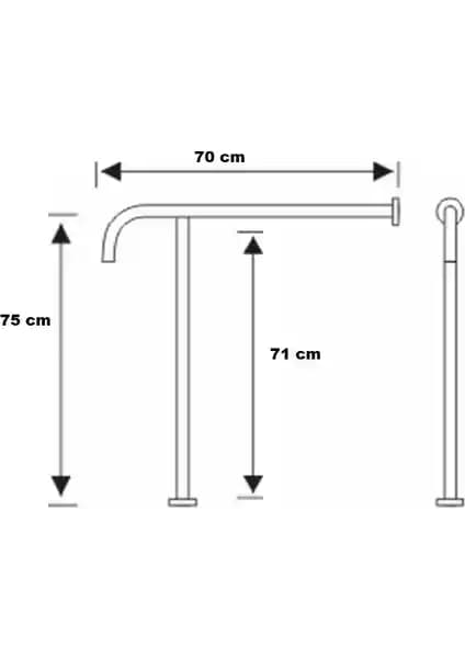 Otobir Yeni T Engelli Tutunma Barı: Güvenlik ve Estetik Sunan Dayanıklı Çözüm