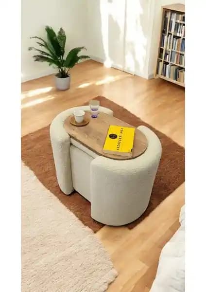 Own Home Çok Amaçlı Kapaklı Puf: Modern ve Fonksiyonel Oturma ve Depolama Çözümü