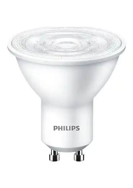 Philips Essential LED 4.7W-50W Sarı Işık GU10 Ampul: Enerji Tasarrufu ve Estetik Sunar