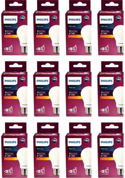 Philips Mycare LED 8W Sarı Işık Güvenilir ve Ekonomik Aydınlatma Çözümü