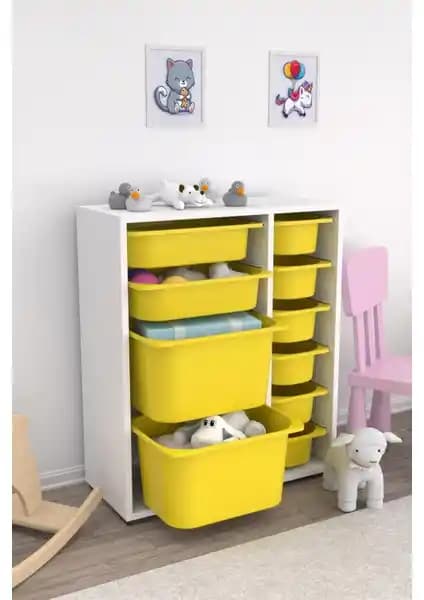 Pratico Çok Amaçlı Oyuncak Dolabı ve Glass Çok Amaçlı Kitaplık Karşılaştırması